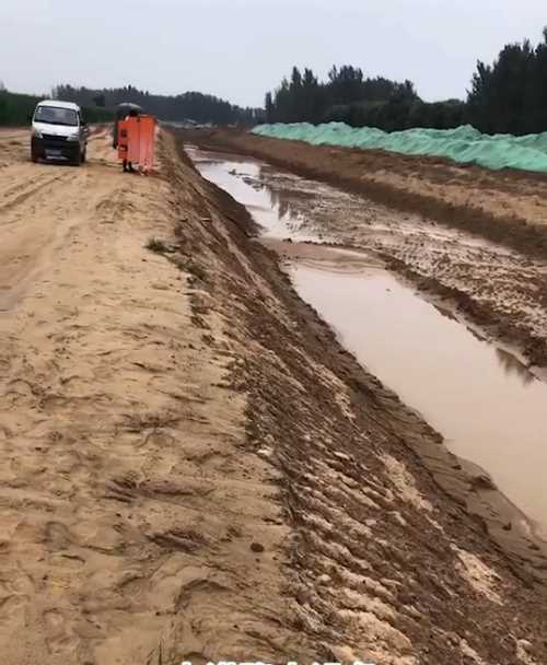 青岛四方区河道降水